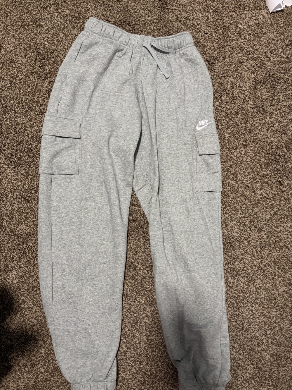 Nike Light Gray Cargo Sweatpants